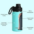 thumbnail image 5 of Drinco Water Bottle Double Wall Vacuum Insulated Stainless Steel, 14oz Mint, 5 of 5