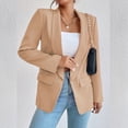 thumbnail image 6 of Baberdicy Blazer Jackets for Women, Women's Casual Suit Jackets Suit Long Sleeve Lapel Open Front Business Office Jackets Womens Blazer Khaki, 6 of 8