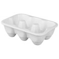thumbnail image 1 of Creative Ceramic 6 Grids Egg Tray Household Kitchen Fridge Fresh Egg Storage Box, 1 of 6