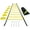 Combo - Yellow, variant on Yes4All Agility Ladder 12 Rungs Yellow   Agility 12 Cones Yellow   Steel Stakes Combo