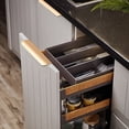 thumbnail image 5 of Kitchen Cabinet Handles, Finger Pulls for Cabinets Edge Pulls, Kitchen Hardware for Dresser Drawers Metal Alloy, R, 5 of 5