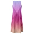 thumbnail image 6 of Sngxgn Women's Cozy Knit Sleeveless Bateau Neck Midi Dress(Pink,L), 6 of 6