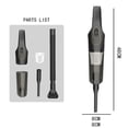 thumbnail image 2 of 2in1 Portable Handheld Vacuum Cleaner for Floors, Carpets, Pet Hair USB Charger, 2 of 7