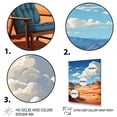 thumbnail image 3 of Designart "Sunlit Desert Tranquility" Landscapes Canvas Wall Art - Global Brown Desert Bedroom Canvas Wall Art, 3 of 6
