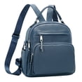 thumbnail image 3 of ALTOSY Small Leather Backpack for Women Fashion Shoulder Handbags 4 in 1 to Carry S71 Indigo Blue, 3 of 8