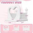 thumbnail image 2 of Jocisland Inflatable White Bounce House, 13.1×13.1×9.8ft PVC Inflatable White Castle with 950W Blower, for Wedding and Party Decorations, 2 of 8