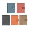 thumbnail image 3 of 6 Rings Leather Notebook 160 Pages Wide Ruled Refillable 6 Rings Binder Covers, 3 of 11