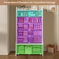 thumbnail image 3 of Afuhokles 6 Drawer Tall Dressers for Bedroom, White Chest of Drawers, Vertical Dressers, 3 of 8