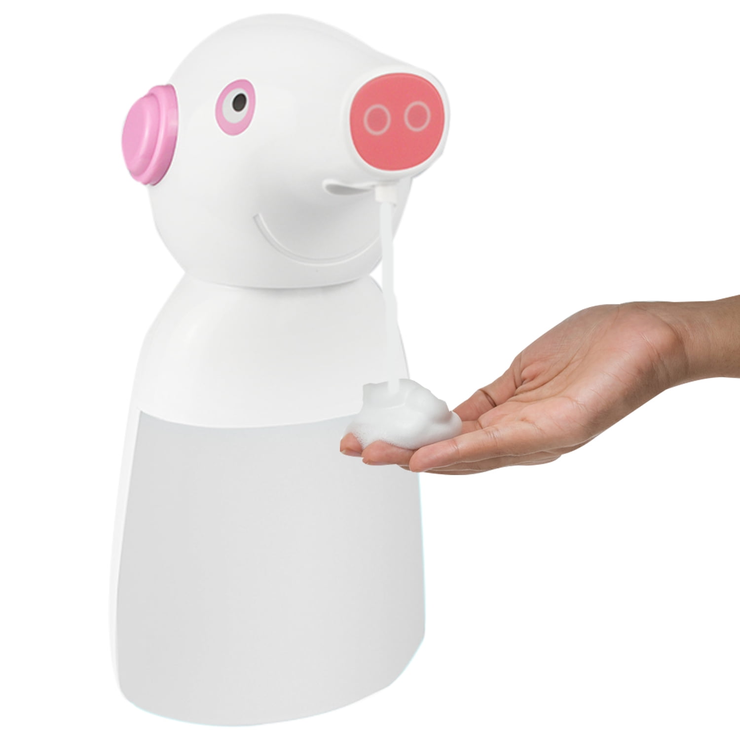 Hand Soap Dispenser For Kids Touchless 12 Oz, White, HandsFree