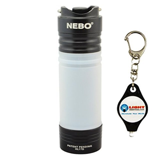NEBO NEBO Mini Keychain LED Flashlight Poplite Base Bundle