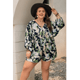 thumbnail image 3 of Plus Size Marty Play Suit (3XL, MultiGreen), 3 of 5