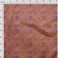 thumbnail image 3 of oneOone Rayon Light Red Fabric Batik Craft Projects Decor Fabric Printed By The Yard 56 Inch Wide, 3 of 6