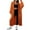 Orange, variant on Breezora Women's Oversized Open Front Cable Knit Long Cardigan Draped Sweater Coat L Size Black