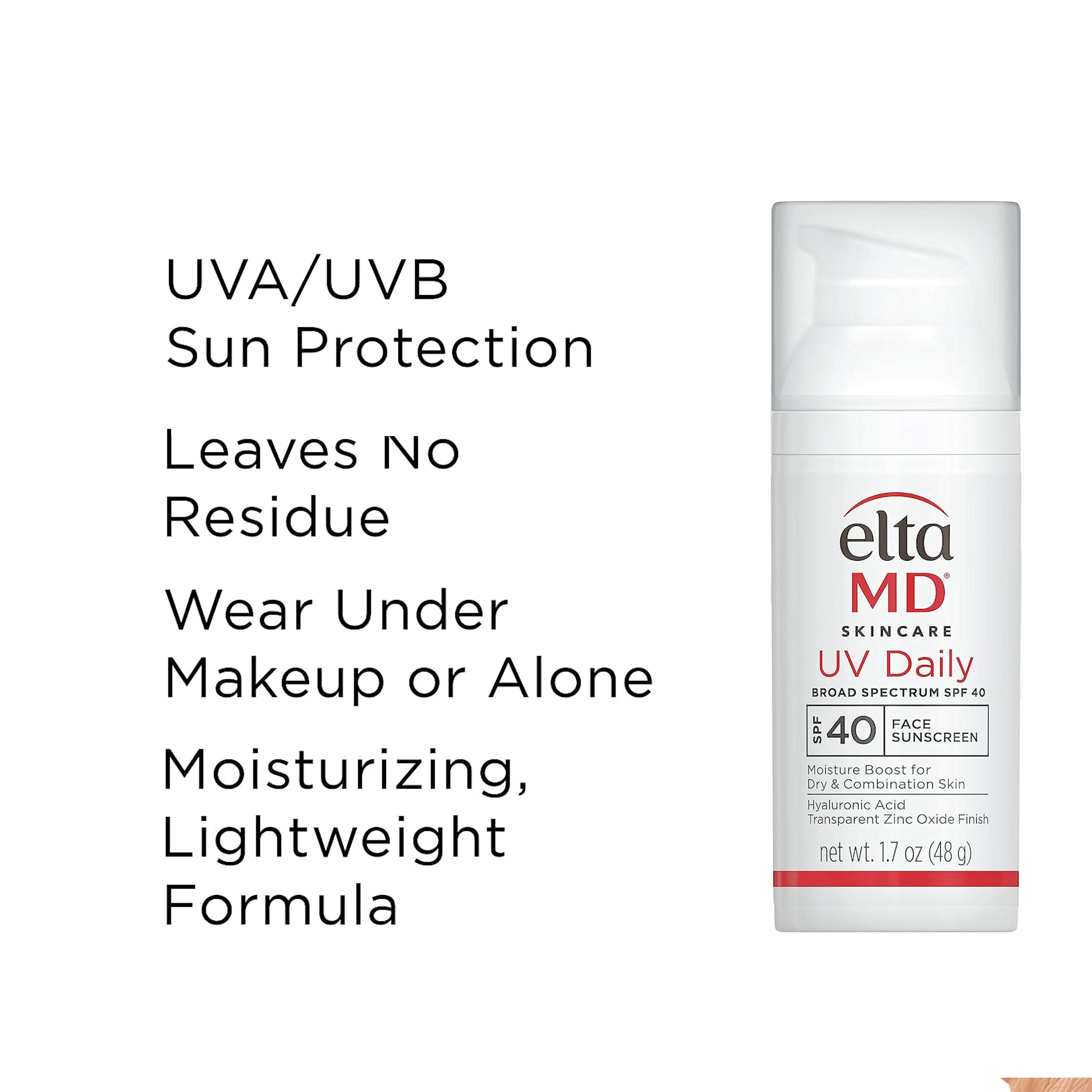 EltaMD UV Daily Broad Spectrum SPF 40 Moisturizing Facial Sunscreen 1.7 oz (48g) - image 2 of 7