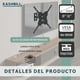 thumbnail image 5 of Soporte para TV 19"-55" Kashbill, Fácil Instalación, Distancia a Pared 40-180mm, 25kg, Ajuste Vertical 8° -5°- Mod. 115, 5 of 6
