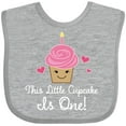 thumbnail image 3 of Inktastic 1st Birthday Cupcake Girls Cute Girls Baby Bib, 3 of 4