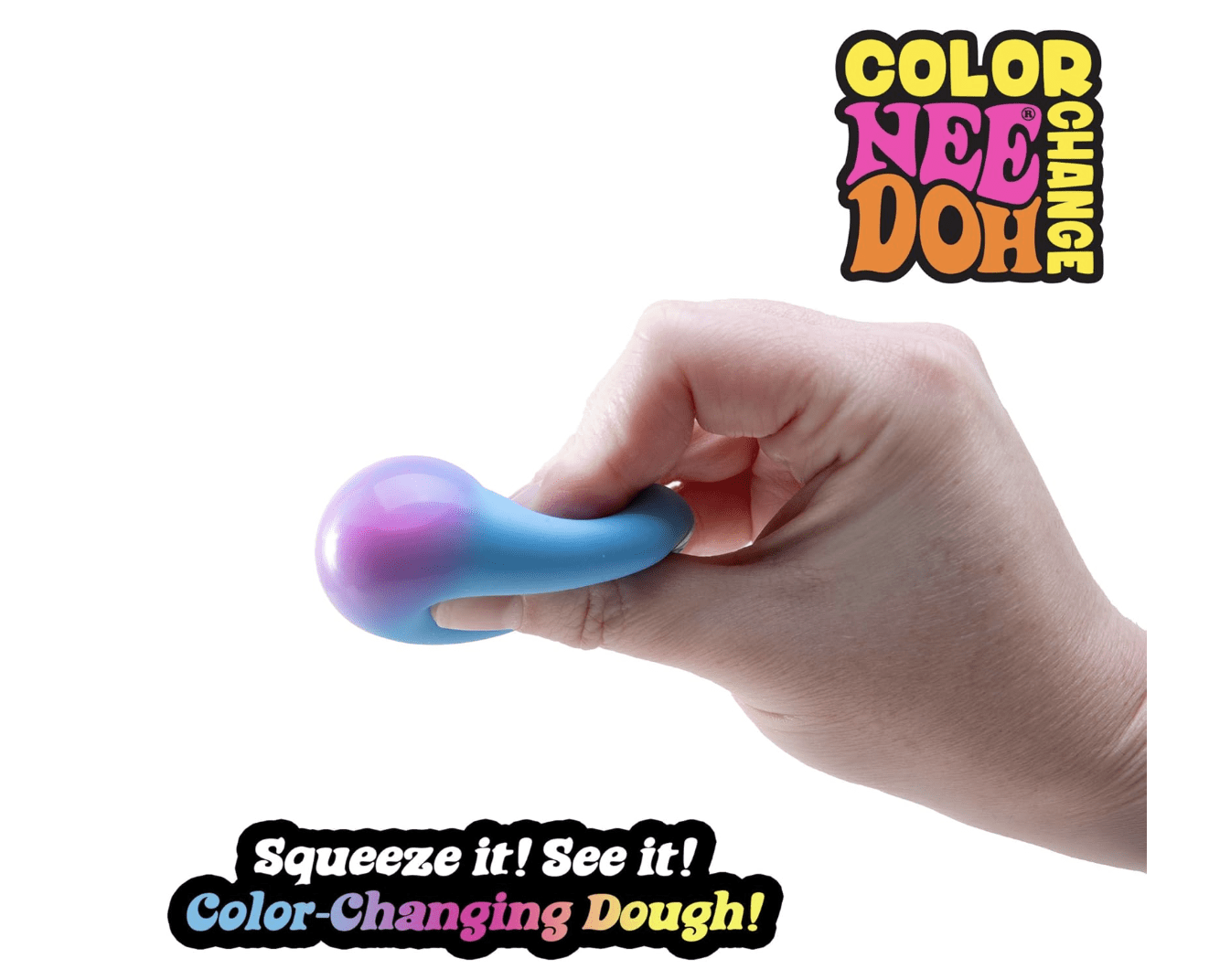 Nee Doh Teenie Fab Four Sensory Stress Relieving Balls (Colors May Vary)