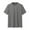 Gray, variant on Lovskoo 2024 Short Sleeve Shirts for Men Round Neck Solid Color Thin Daily Casual Loose Shirt Black L