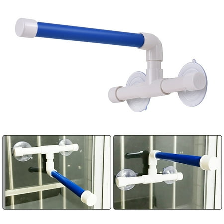 Perch Bird Toy - Bird Shower Bath Perch Folding Stand Rack Platform Toys for Small Medium Large Size Parrot