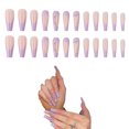 thumbnail image 1 of Parche de uñas desmontable Parche de uñas de ballet Parche de uñas usable Parche de uñas falso (24PCS), 1 of 5
