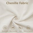 thumbnail image 2 of Modern Chenille 2-Seater Sofa with Convertible Ottoman for Living Room, 2 of 19