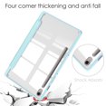 thumbnail image 3 of Hybrid Slim Case for Samsung Galaxy Tab S9 11.0" 2023 - [Built-in S Pen Holder] Shockproof Cover Clear Transparent Back Shell, Auto Wake/Sleep for Samsung Galaxy Tab S9 11.0" 2023, Skyblue, 3 of 8