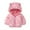 Pink, variant on Esaierr 9M-5Y Boys Girls Cute Print Winter Jacket for Newborn Baby Ears Hooded Cotton Coats Lightweight Tops Jacket Casual Outerwear