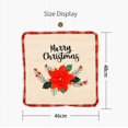 thumbnail image 4 of Fundas de almohada navideñas, fundas de cojines de algodón y lino, fundas de almohada navideñas, decoraciones, fundas de cojines para el hogar, decoración de la fiesta de Navidad(B) brillar Electrónica, 4 of 5