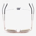 thumbnail image 6 of 2 Pairs of Men Oversized Bifocal Sunglasses Reading Glasses 4.00 Gold Anti-Blue Light Fishing Readers + 4.00 Strength, 6 of 6