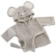 thumbnail image 4 of Albornoz para bebé niño con capucha, toallas de baño para niña, bata de baño con forma de ratón, toalla para recién nacido prematuro, rizo de 0 a 18 meses (gris S), 4 of 5