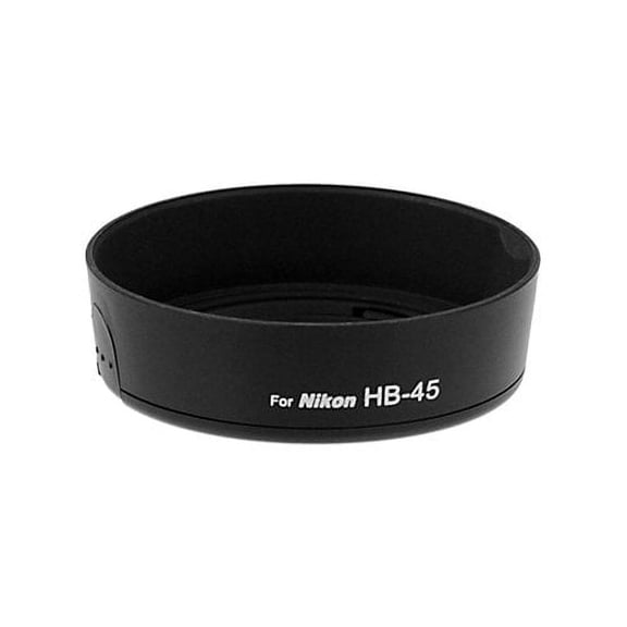 Fotodiox Lens Hood for Nikon 18-55mm f/3.5-5.6 AF-S, AF-S II, G, VR (Not 18-55mm VR II), replaces Nikon HB-45 Snap-On Lens Hood