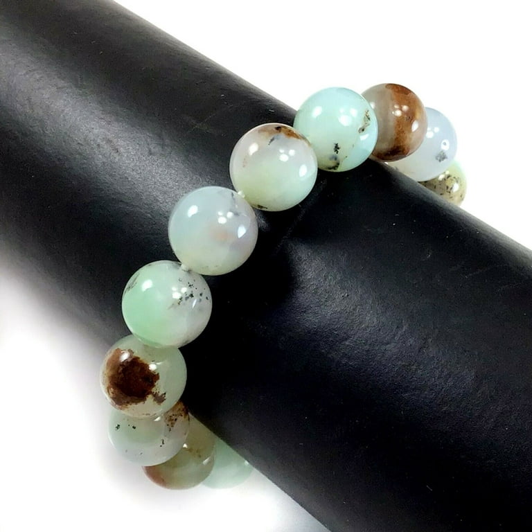 Handmade Natural Gemstone Round Beads Stretch Bracelet 7.5'' 6/8/10/12mm