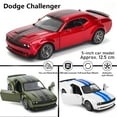 thumbnail image 2 of 5-inch alloy car model Dodge Challenger rebound function static model alloy die-casting car model collection gift toy, 2 of 10
