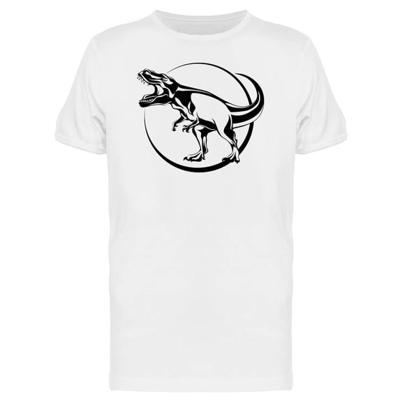 Tyrannosaurus B&W Logo Tee Men's -Image by Shutterstock