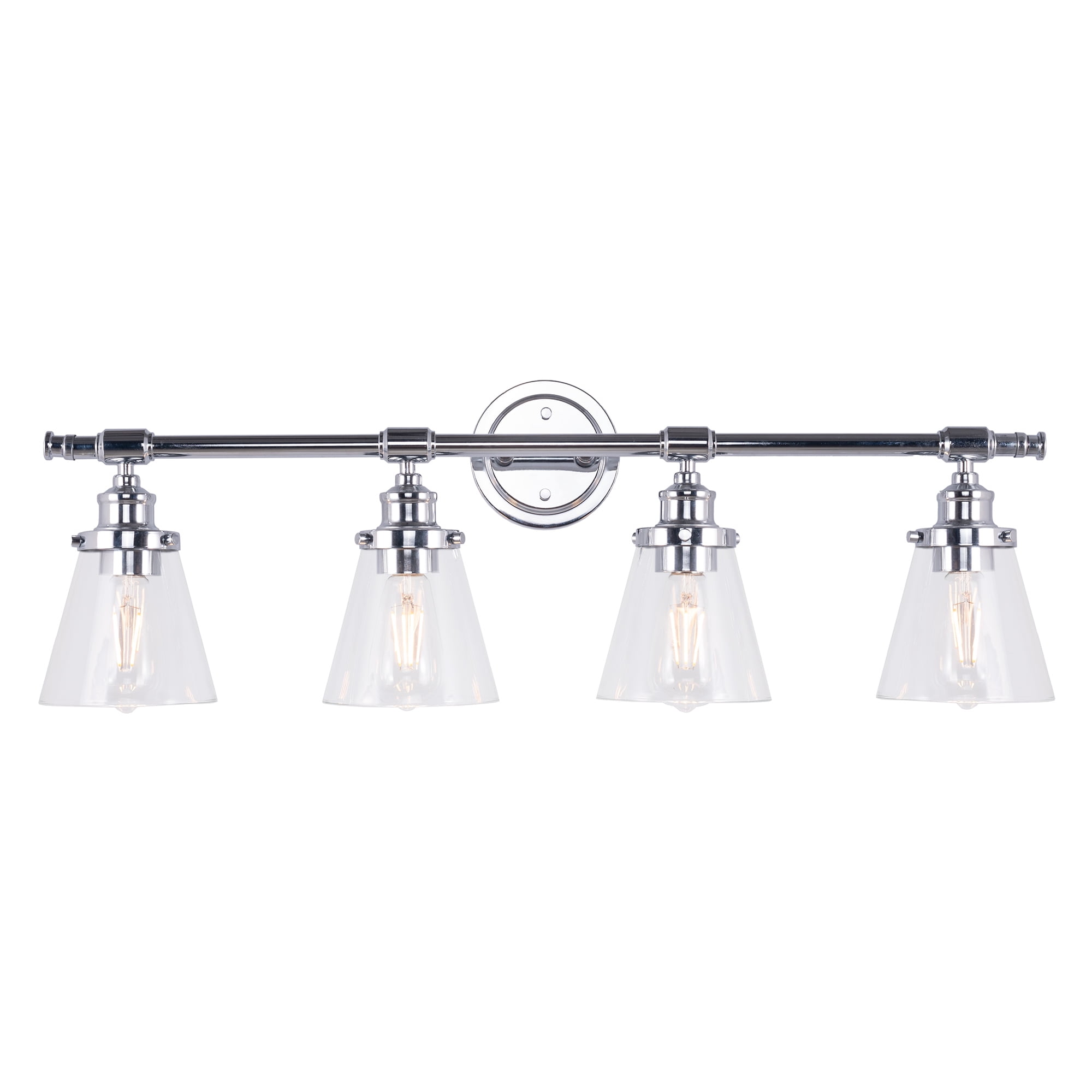 Oaktree Lights Vanity Lights 4 Light Bathroom Vanity Light Metal