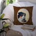 thumbnail image 3 of Carolines Treasures 7131PW1414 Bernese Mountain Dog Fabric Decorative Pillow  14Hx14W multicolor, 3 of 4