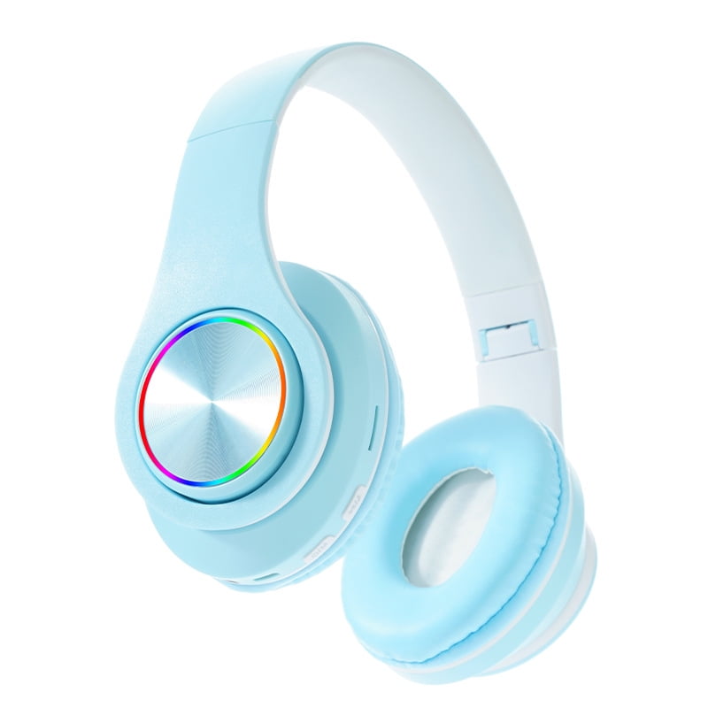 Bluetooth Kids Headphones, Colorful LED Lights Bangladesh Ubuy