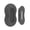 Black, variant on mdesiwst Magnetic Remote Control Holder Self-Adhesive Remote Control Storage Hook No-Drill Wall Mount Remote Storage Hook for Ceramic Tiles Glass Wood Latex Paint Walls