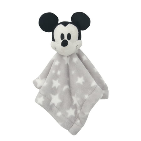 UPC: 0084122015166 | Lambs & Ivy Disney Baby Mickey Mouse Gray Stars Security Blanket/Lovey