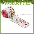 thumbnail image 3 of Gnwei Red Velvet Wired Ribbon with Plaid 2.5 Inch Reversible Christmas Ribbon for Gift Wrapping Christmas Tree Decoration Crafts Wreaths Supplies-Continuous 5 Yards, 3 of 9
