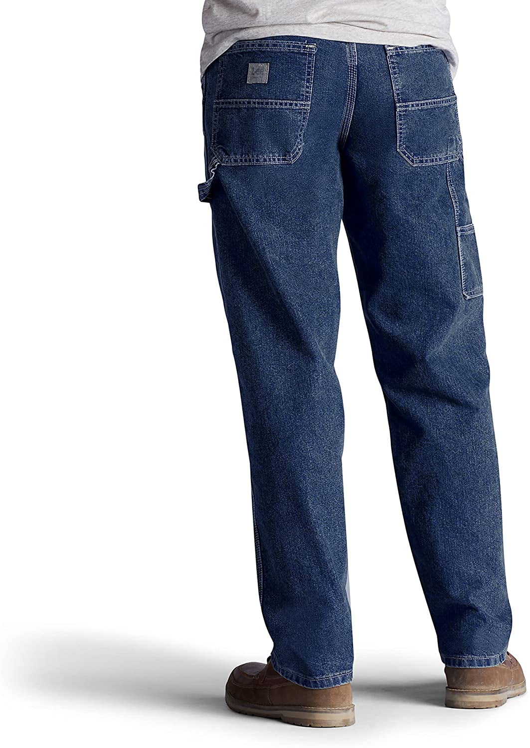 lee dungarees relaxed bootcut jeans