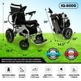 thumbnail image 5 of Majestic Electric Wheelchairs for Adults, Foldable Lightweight Electric Wheelchair, Light Weight Folding Power Chair for Seniors, Portable Motorized Wheelchair, Durable Ultra Light Wheel Chair, 5 of 5