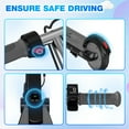 thumbnail image 4 of Mega Motion ME1 Electric Kids Scooter – Children and Toddler Foldable Kick Scooter – Adjustable Handlebar – Indoor and Outdoor - 3 Speed ​​Adjustment, with LED Lights & Rear Brake – Ages 6+, 4 of 7