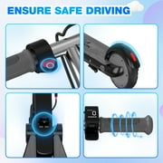 Mega Motion ME1 Electric Kids Scooter – Children and Toddler Foldable Kick Scooter – Adjustable Handlebar – Indoor and Outdoor - 3 Speed Adjustment, with LED Lights & Rear Brake – Ages 6+