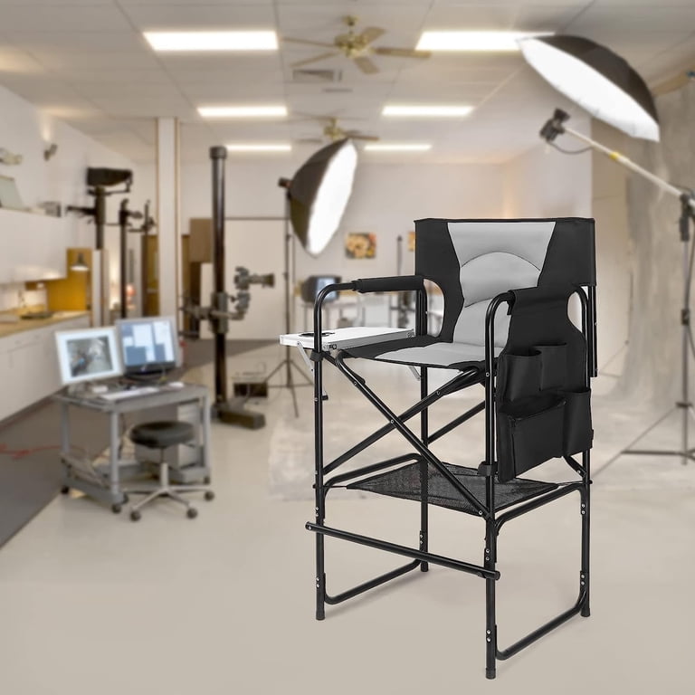 Lightweight Folding Directors Chair, Aluminum Camping Lightweight Folding Directors Chair, Aluminum Camping