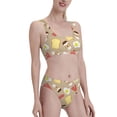 thumbnail image 4 of High Waisted Bikini Sets For Women, Coffee Bacon Eggs Toast Swimsuits Tummy Control, Two Pieces Bathing Suit, 4 of 8