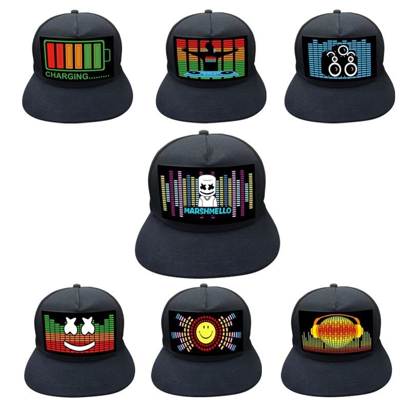 Voice-activated LED Party Hats Sports 