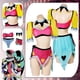 thumbnail image 2 of Traje de baño de fantasía Fizzarolli para cosplay, disfraz para mujeres adultas, niñas, conjunto de bikini, ropa para fiesta de carnaval y Halloween, 2 of 5
