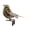 Grey, variant on Opvise Fake Sparrow Handmade Realistic Feathered Metal Clip 3D Eyes Home Garden Decoration Crafts Wedding Indoor Outdoor False Animal Bird for Courtyard Red