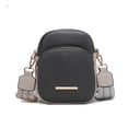 thumbnail image 2 of MKF Collection Rachel Women’s Crossbody Bag Handbag Shoulder Bag Vegan Leather by Mia K- Charcoal, 2 of 2